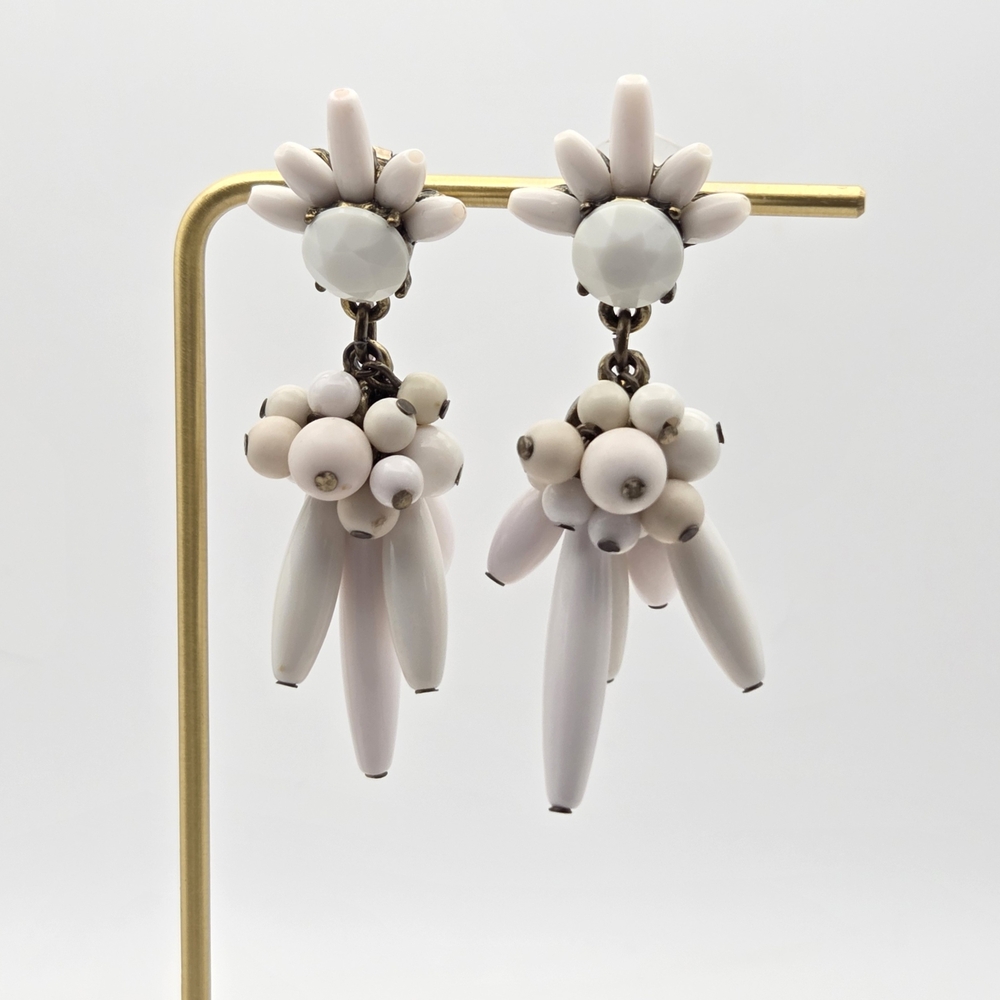 BaubleBar White Dangling Earrings